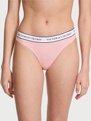 Panty Thong Logo Cotton Pretty Blossom